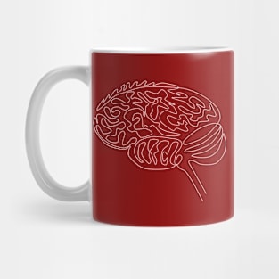 One-line Brain Mug